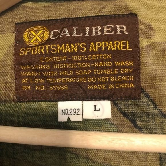 CALIBER Camo Hunting Fishing Vest Size Large - Picture 8 of 8